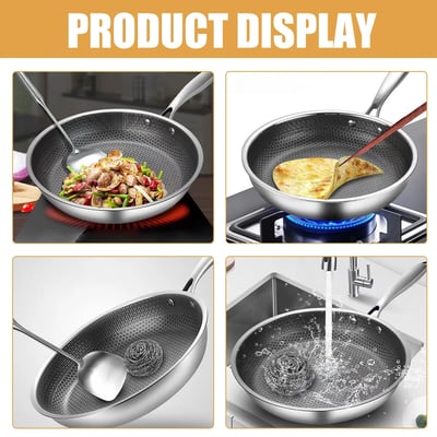 Stainless Steel Hammered Pan Pro