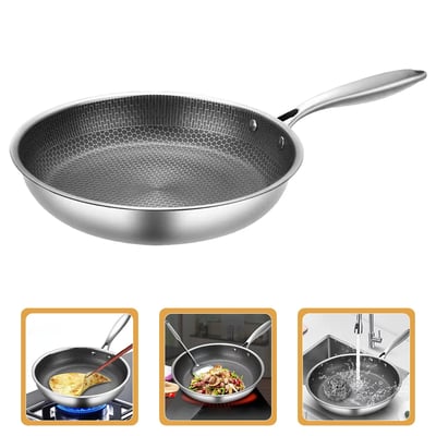 Stainless Steel Hammered Pan Pro