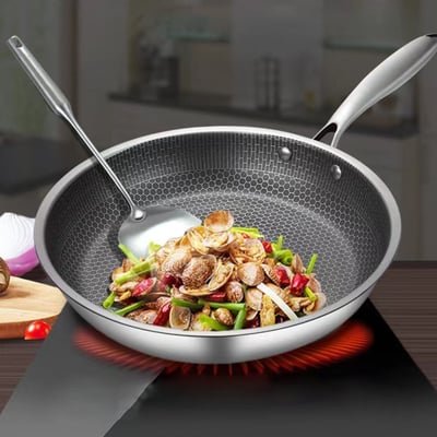 Stainless Steel Hammered Pan Pro